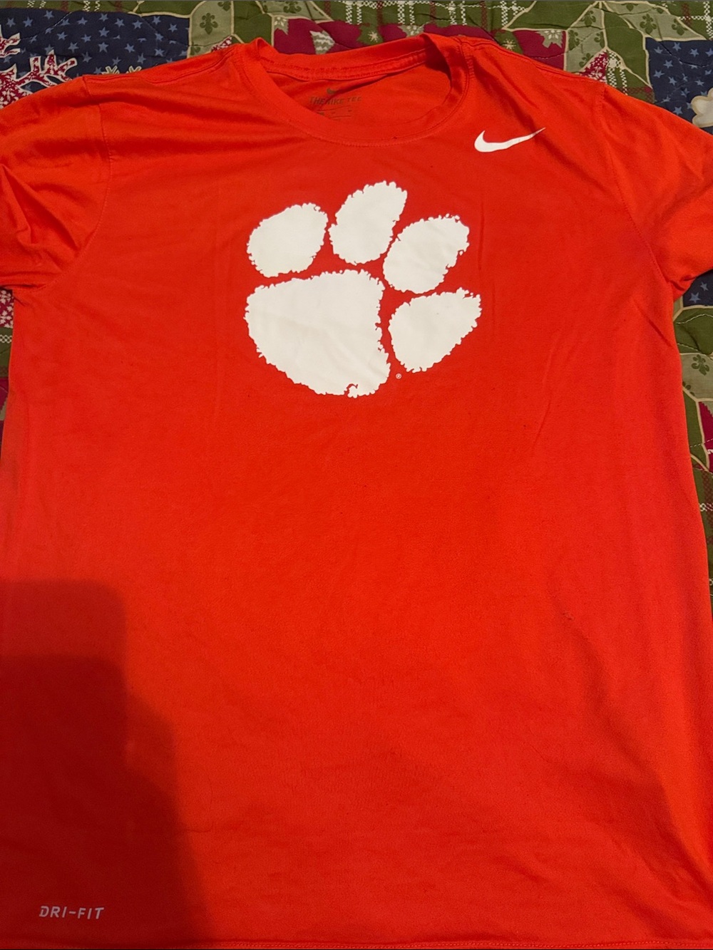 Nike Orange Performance Tee Clemson